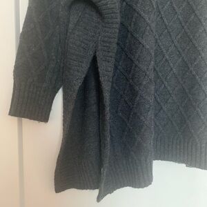 Nordstrom Rack grey fisherman sweater